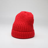 Schlankheitsmütze aus Wolle, warmer Ohrenschutz, Beanie-Mütze, einfarbige Strickmütze
